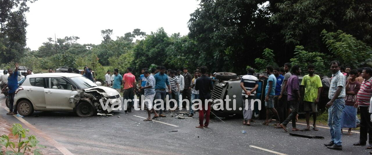 ಕೊಯಿಲ: ರಸ್ತೆ ಅಪಘಾತ; ಆರು ಮಂದಿಗೆ ಗಾಯ